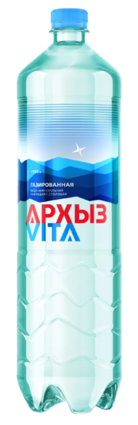 Вода Архыз 1.5 литра газированная (ПЭТ)