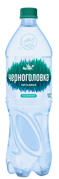 Вода Черноголовка 1.5 литра газированная (ПЭТ)