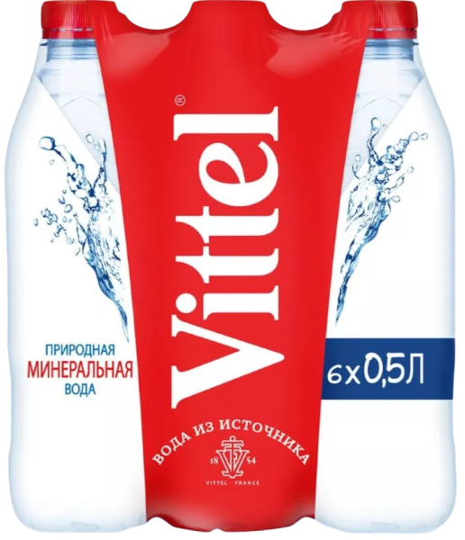 Вода Vittel (Витель) 0.5 литра негазированная