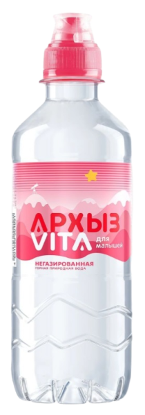 Вода Архыз Vita для малышей 0.33 литра негазированная (ПЭТ)