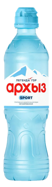 Вода питьевая Легенда Гор Архыз 0.75л крышка спорт, негазированная (ПЭТ)