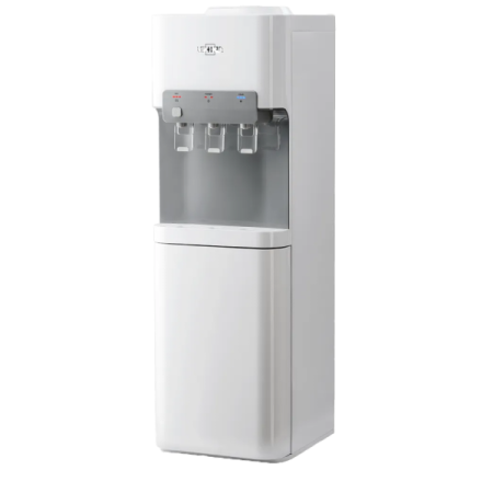 Кулер напольный Vatten V11WKB (Ваттен) компрессорный, белый с серебром, с холодильником