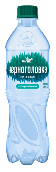 Вода Черноголовка 0.5 литра газированная (ПЭТ)