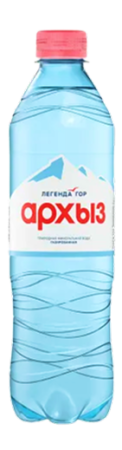 Вода питьевая Легенда Гор Архыз 0,5 литров газированная (ПЭТ)