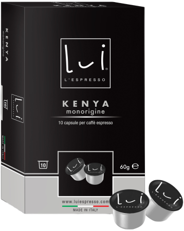 Кофе в капсулах Lui L'espresso Kenya monorigine (Луи Кения) 60г(10шт/уп)