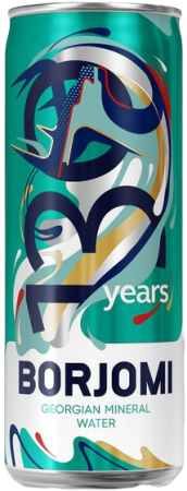Вода Borjomi (Боржоми) 0.33 литра газированная (Ж/Б)