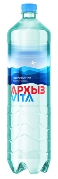 Вода Архыз 1.5 литра газированная (ПЭТ)