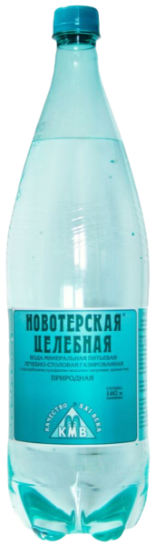 Вода Новотерская 1.5 литра газированная (ПЭТ)