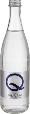 Вода Акваника 0.5л негазированная (стекло)