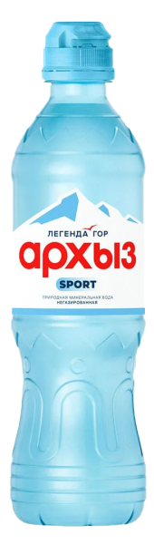 Вода питьевая Легенда Гор Архыз 0.75л крышка спорт, негазированная (ПЭТ)