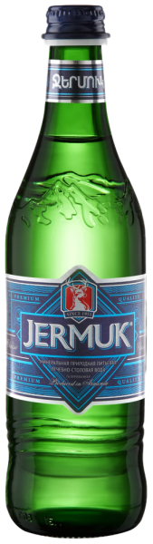 Вода Джермук 0.5 литра газированная (стекло)